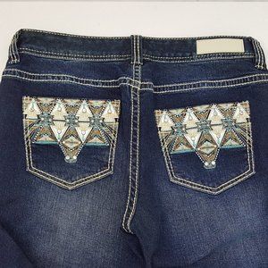 Rock & Roll Cowgirl Women Mid Rise Boot Cut Jeans